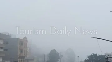 طقس بارد ورياح نشطة تضرب مصر مع انخفاض مستوى الرؤية الأفقية للأتربة